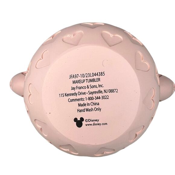 Disney Minnie Mouse Rhinestone Oversized Pink Makeup Tumbler - Picture 5 of 6